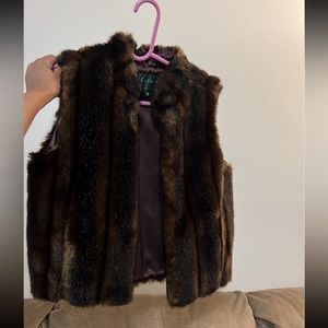 Ralph Lauren FAUX FUR VEST